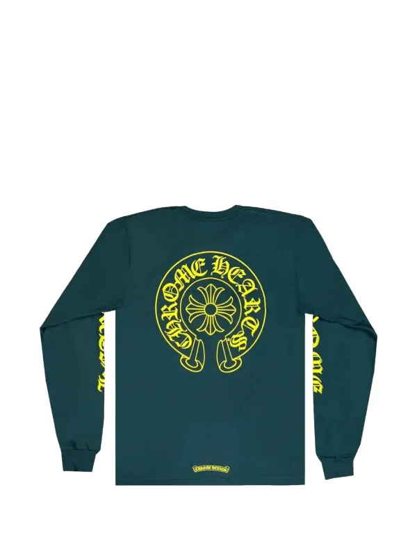 Chrome Hearts long-sleeve T-shirt | Green | FARFETCH
