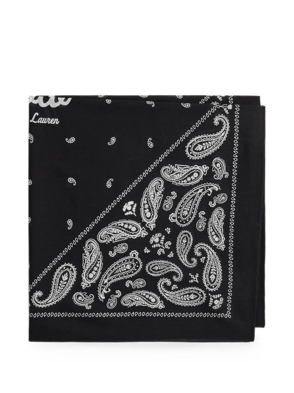 Polo Ralph Lauren Sjaal met paisley-print Zwart