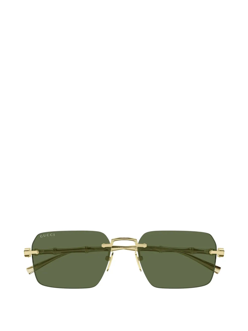 Gucci Eyewear rimless sunglasses - Gold
