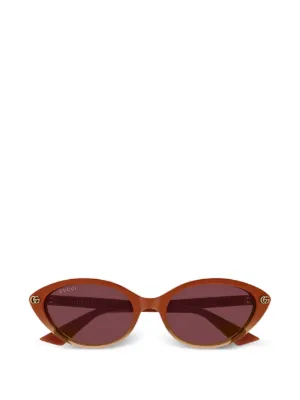 Gucci Eyewear GG キャットアイ サングラス | パープル | FARFETCH JP