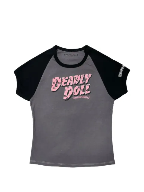 Chrome Hearts Deadly Doll cropped t-shirt
