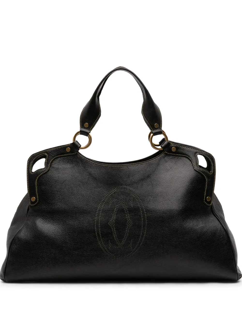 Cartier 2010-2026 Large Leather Marcello de Cartier satchel - Nero