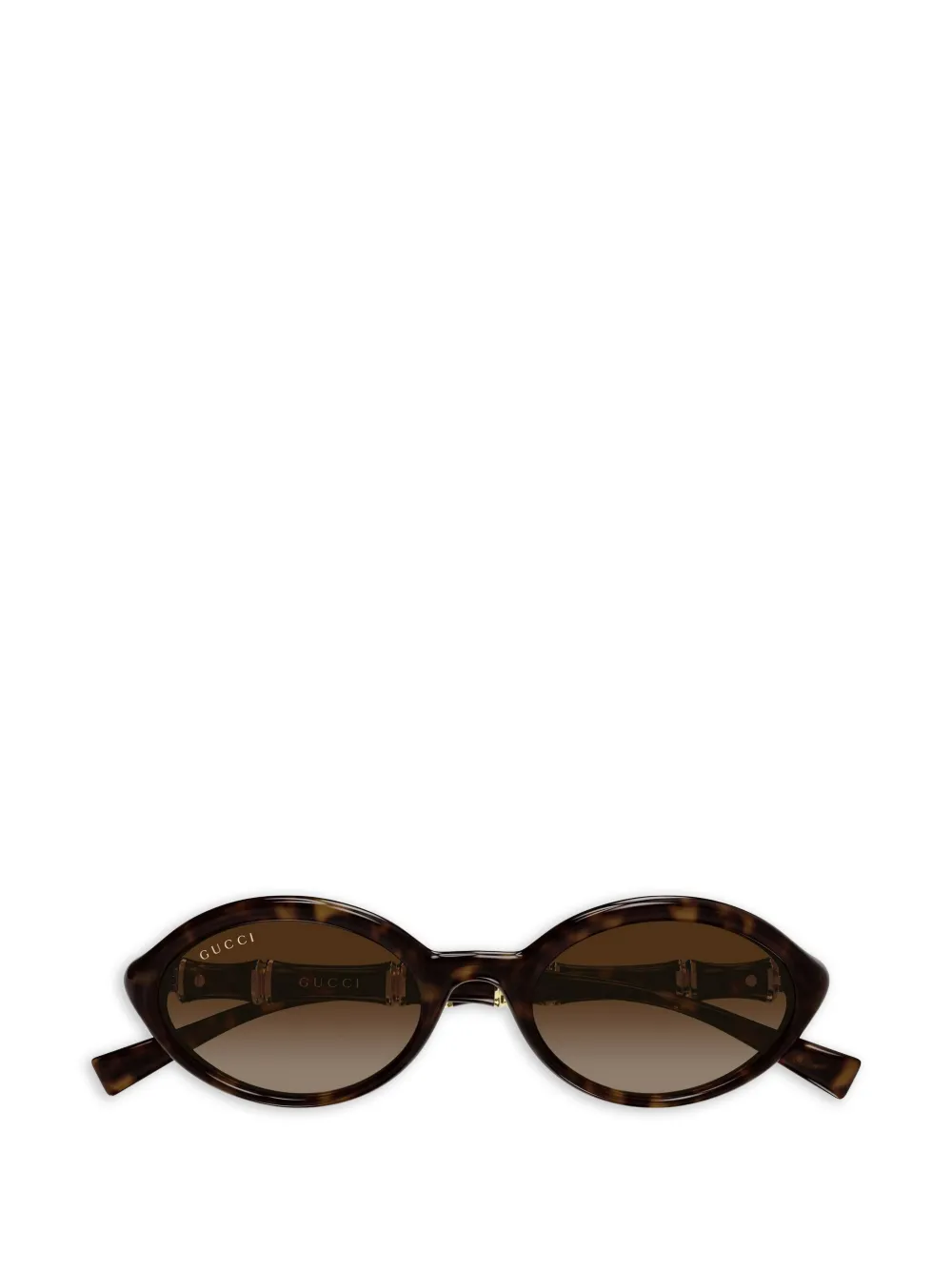 Gucci Eyewear oval-frame sunglasses - Braun