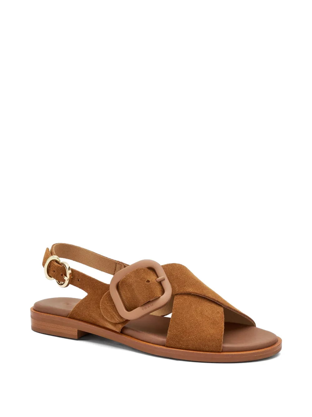 FRAU crossover-strap buckle-detail sandals Bruin
