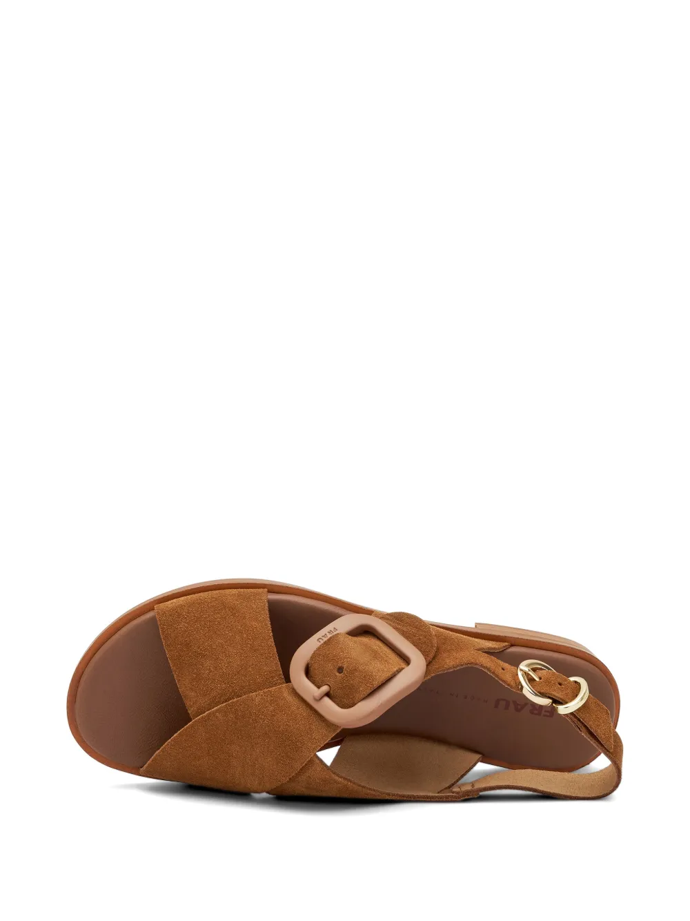 FRAU crossover-strap buckle-detail sandals Bruin
