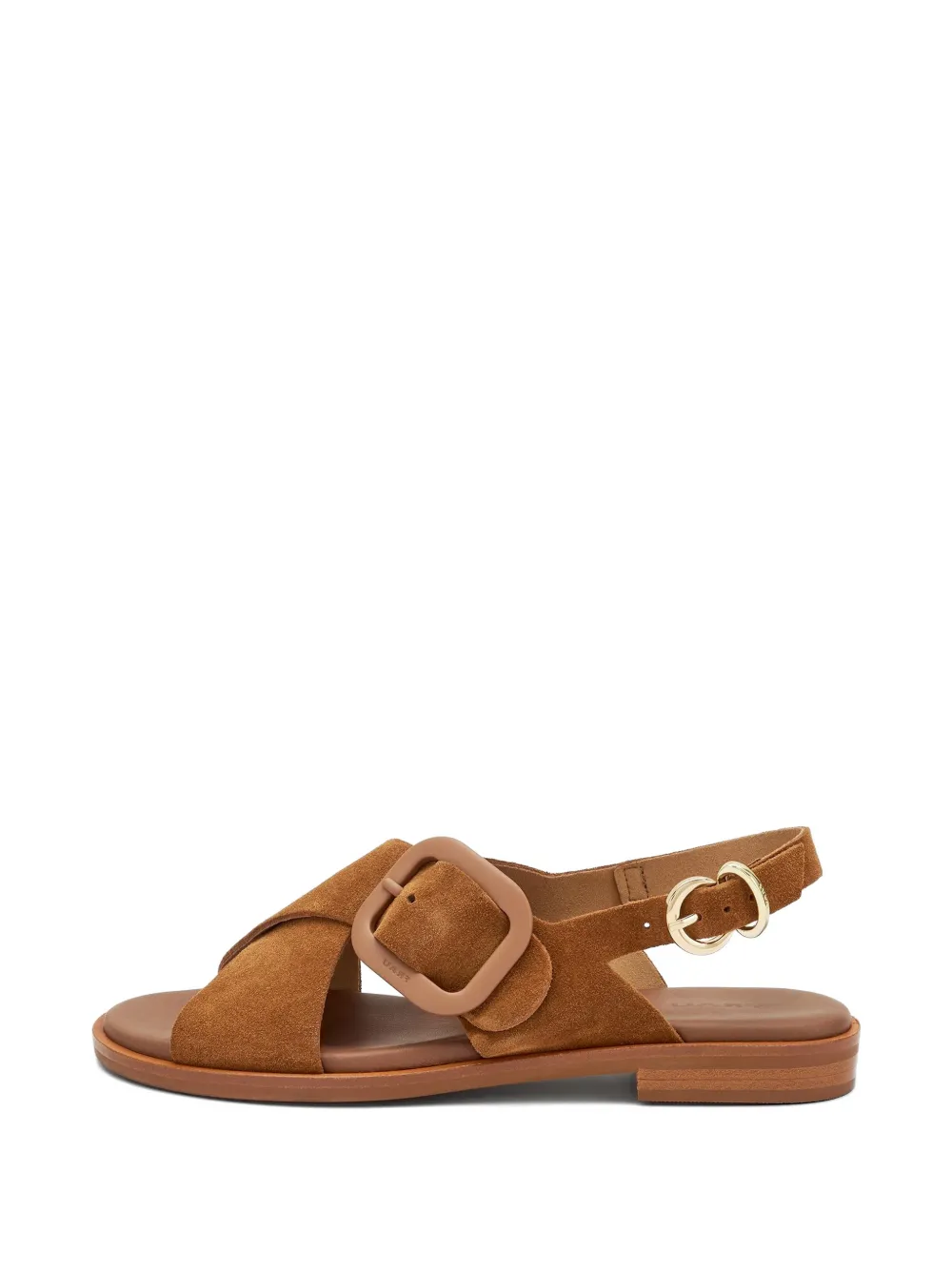 FRAU crossover-strap buckle-detail sandals Bruin
