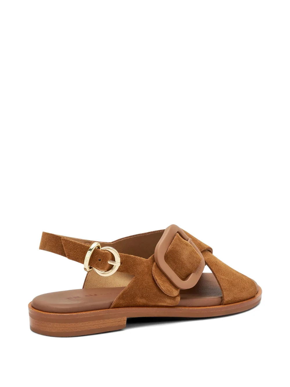 FRAU crossover-strap buckle-detail sandals Bruin