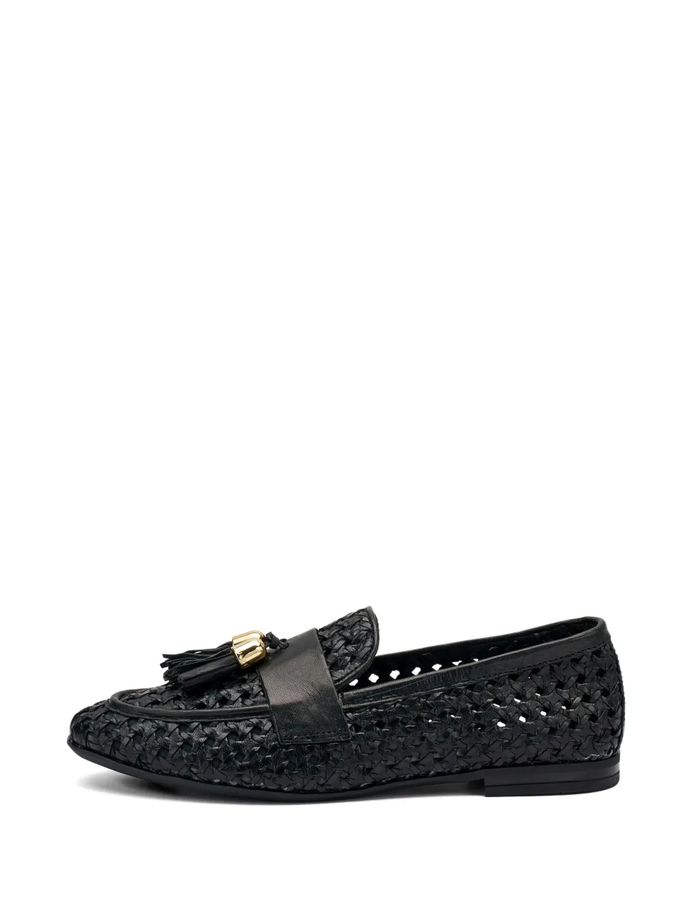FRAU woven tassel loafers - Schwarz