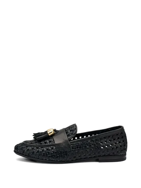 FRAU woven tassel loafers