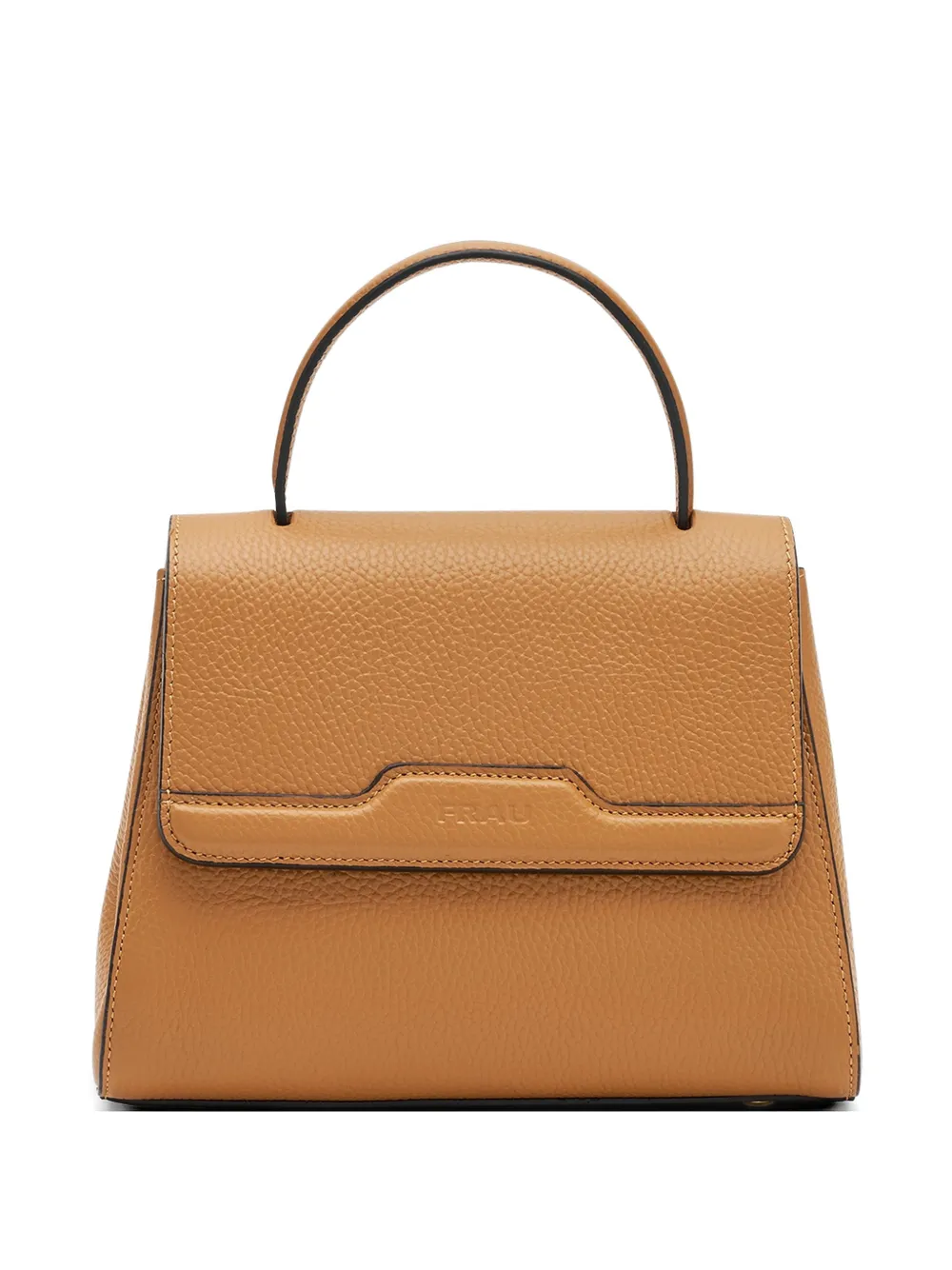 FRAU logo-debossed tote bag - Marrone