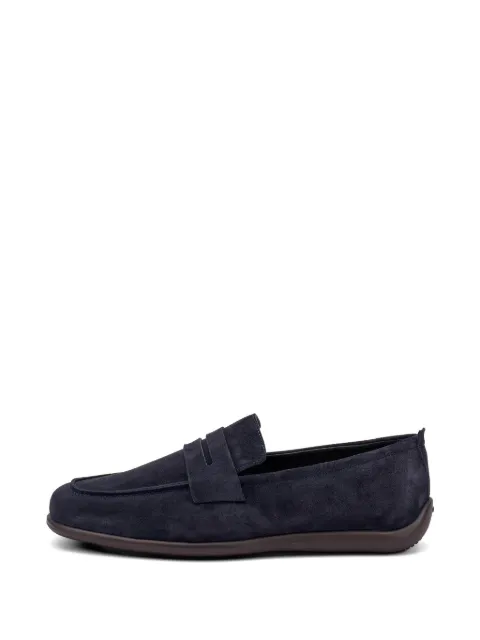 FRAU suede square-toe loafers