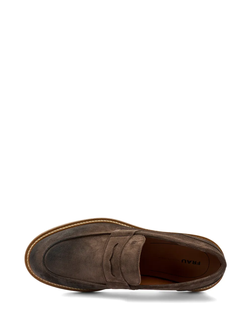 FRAU distressed suede loafers Bruin