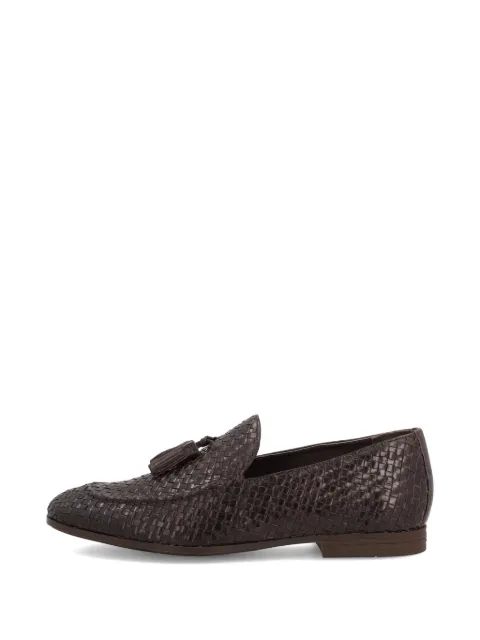 FRAU woven tassel loafers