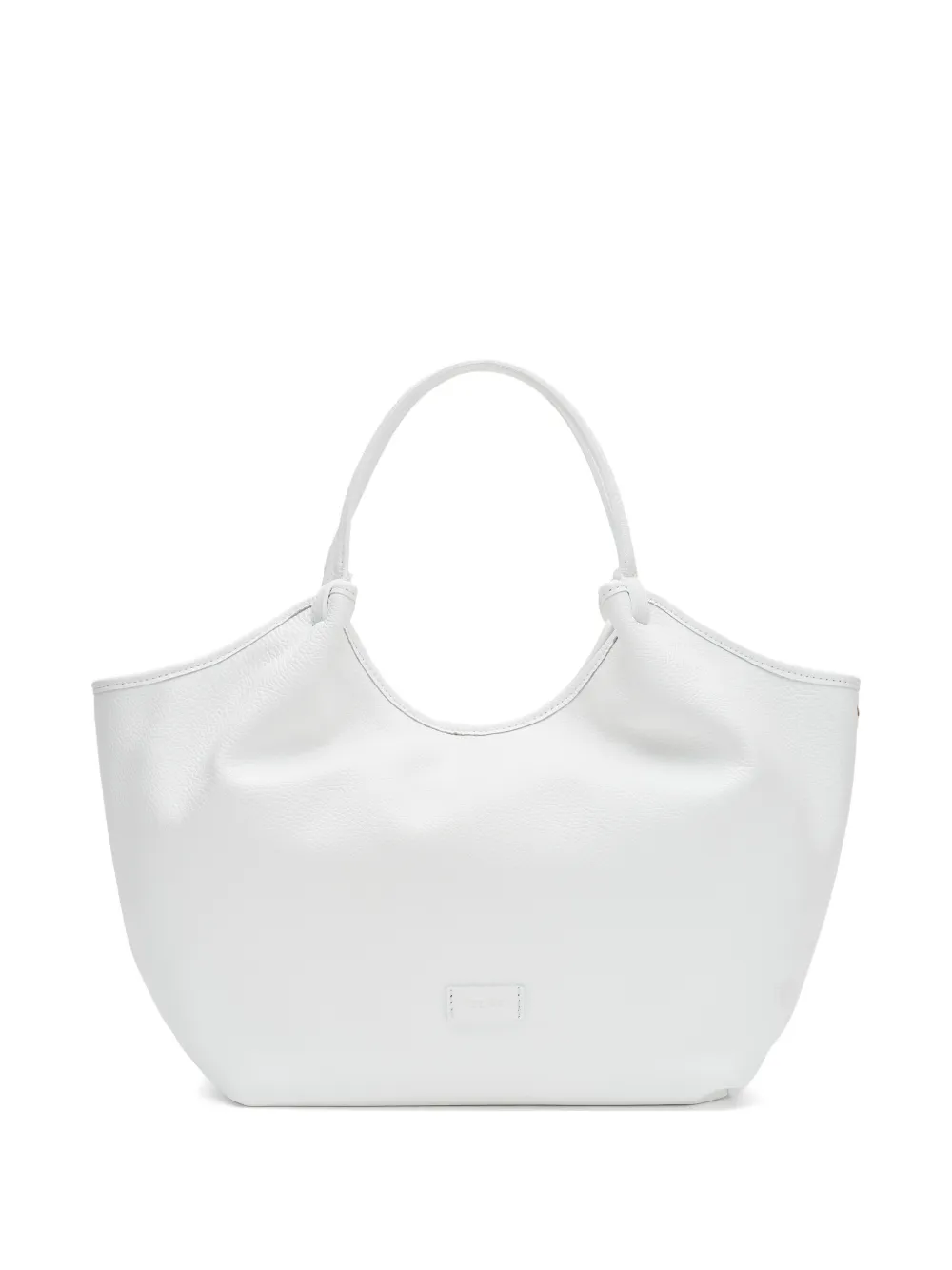 FRAU top-zip tote bag - Bianco