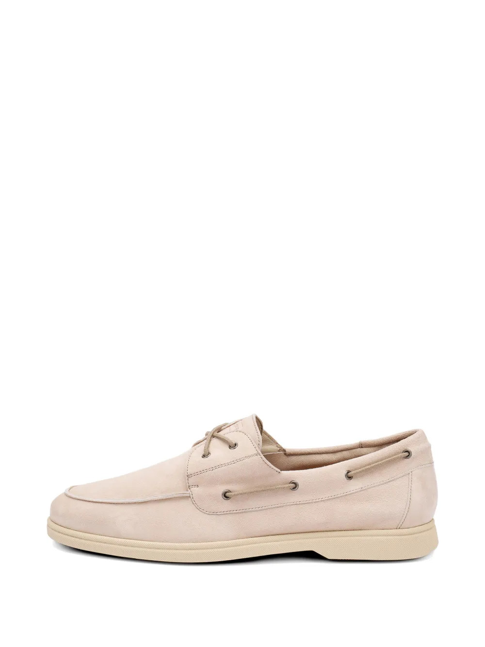 Frau Lace-up Boat Shoes In Neutral