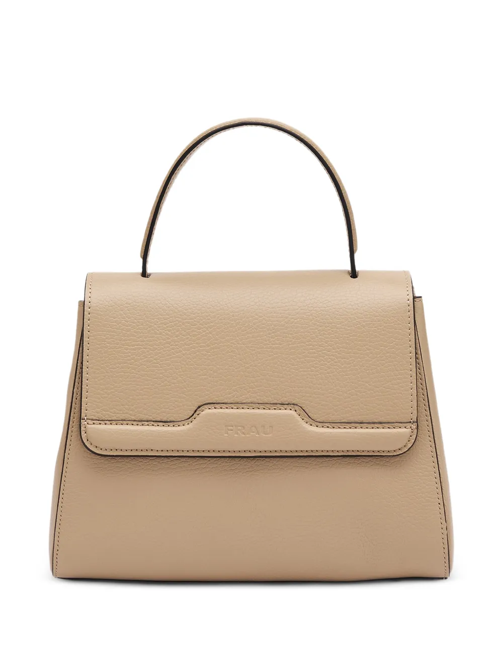 FRAU debossed-logo tote bag - Toni neutri