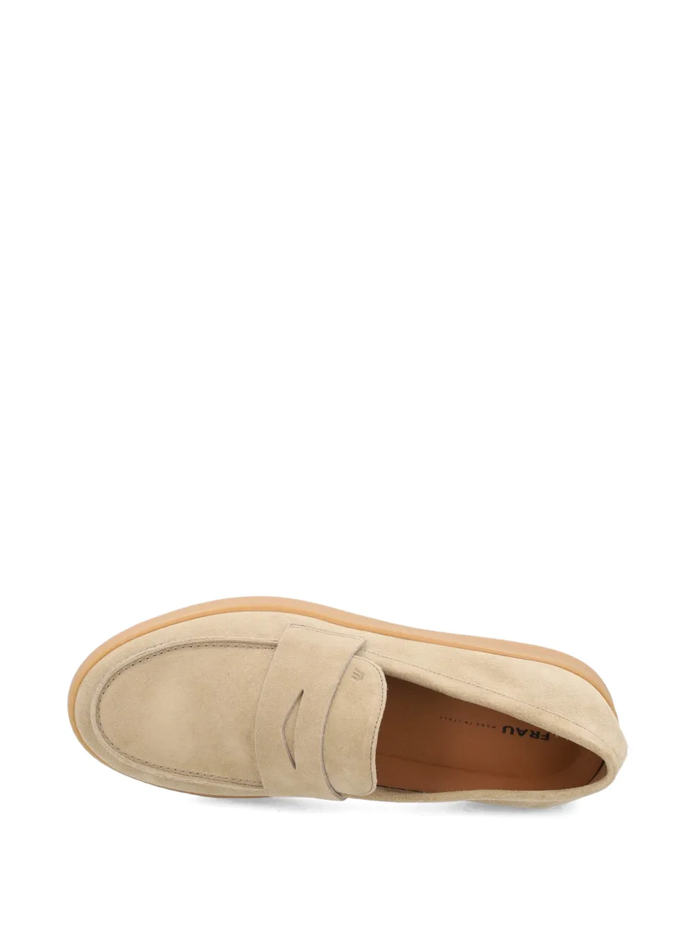 FRAU saddle-detail loafers Beige