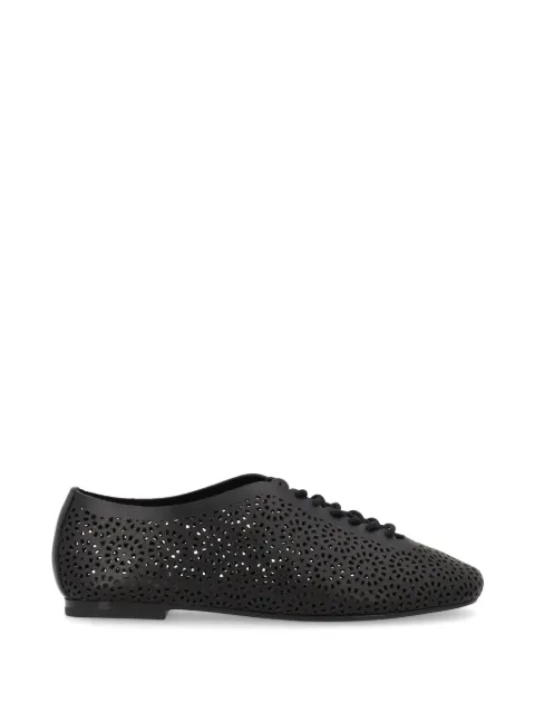 FRAU perforated leather lace-up shoes