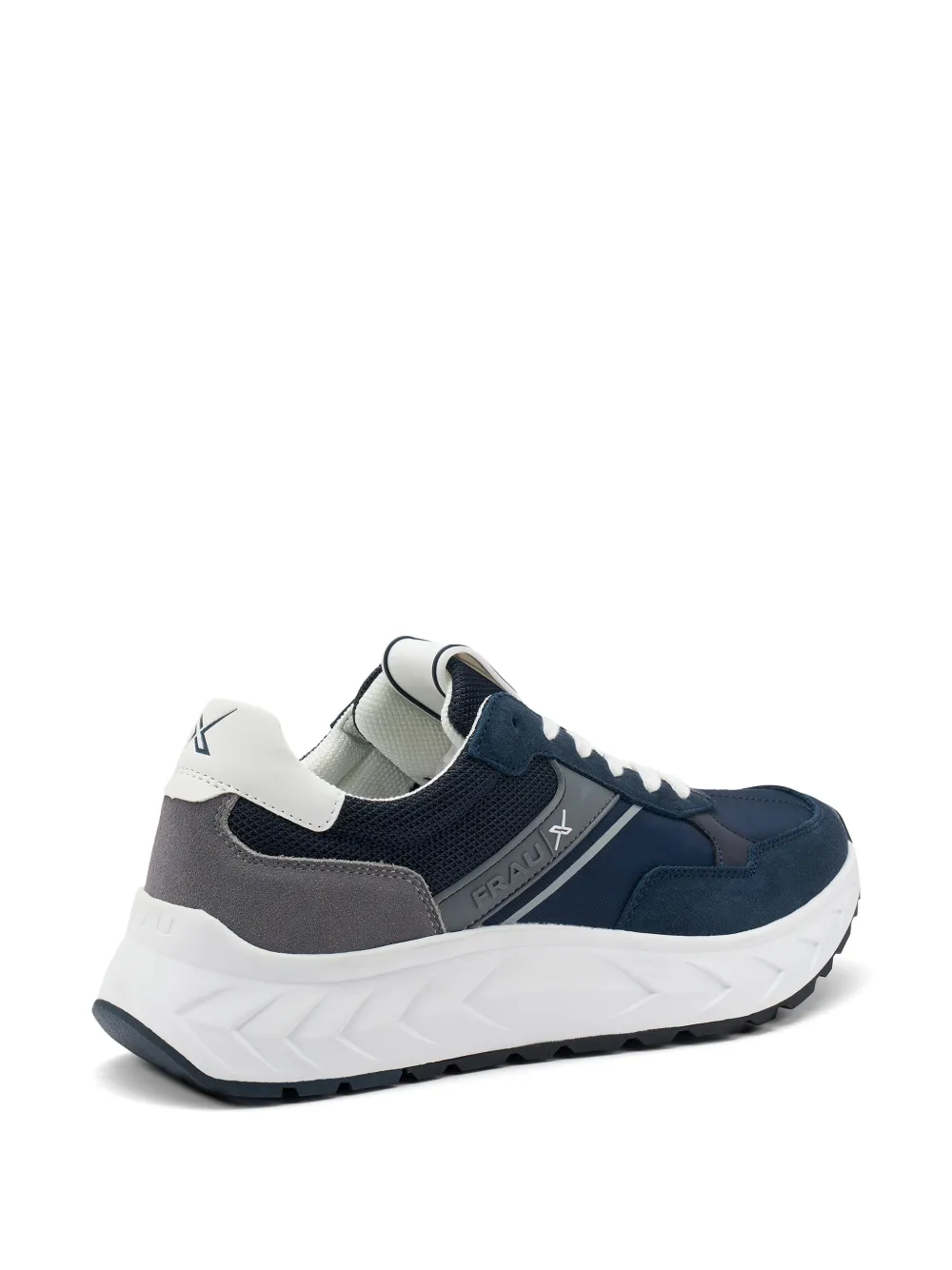 FRAU panelled leather sneakers Blauw