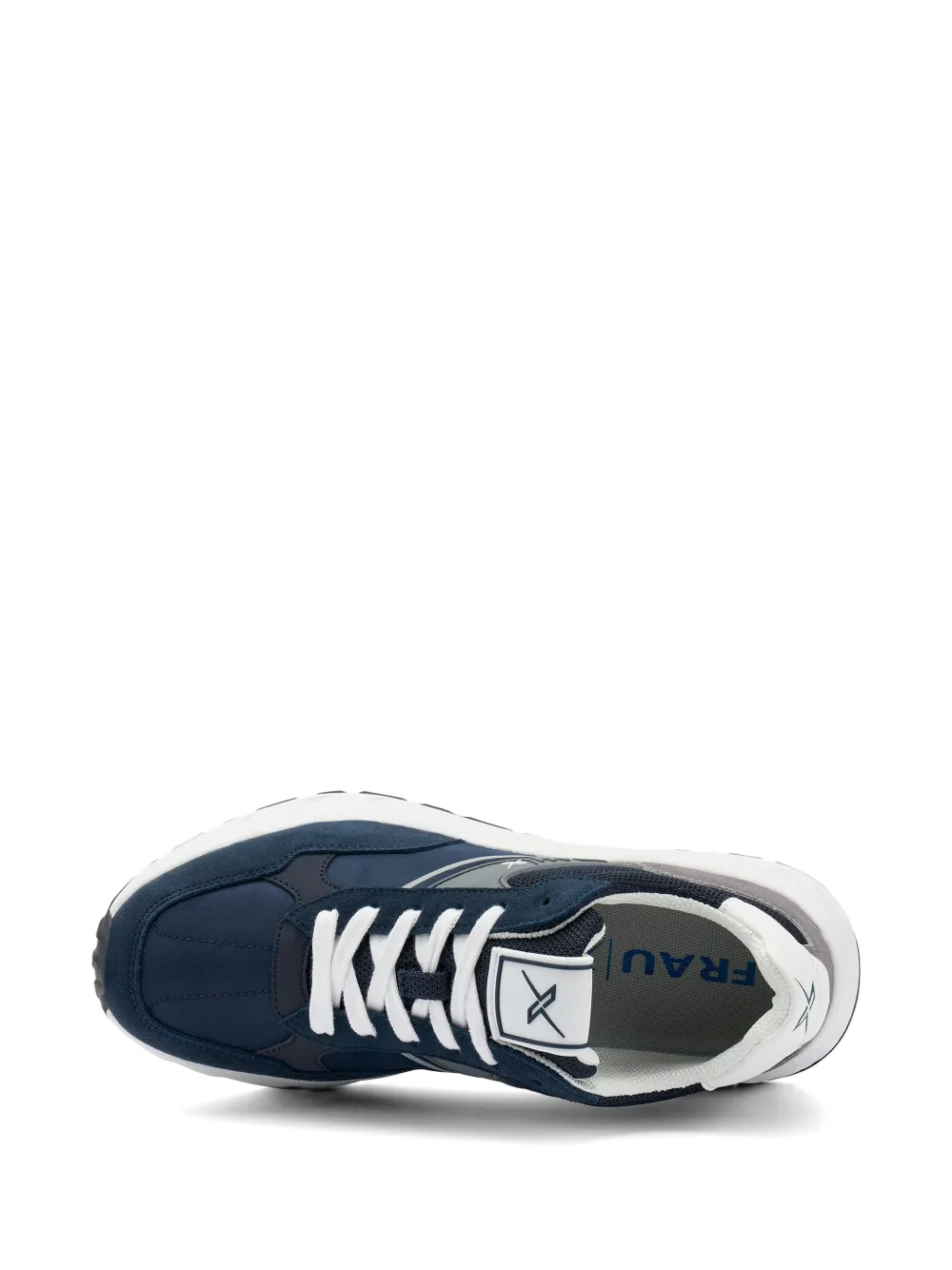 FRAU panelled leather sneakers Blauw