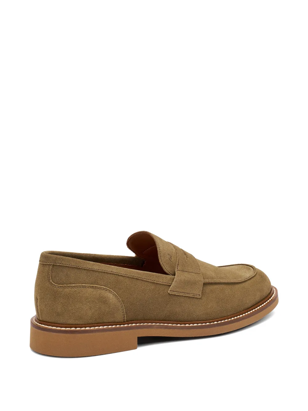 FRAU distressed-effect suede loafers Bruin