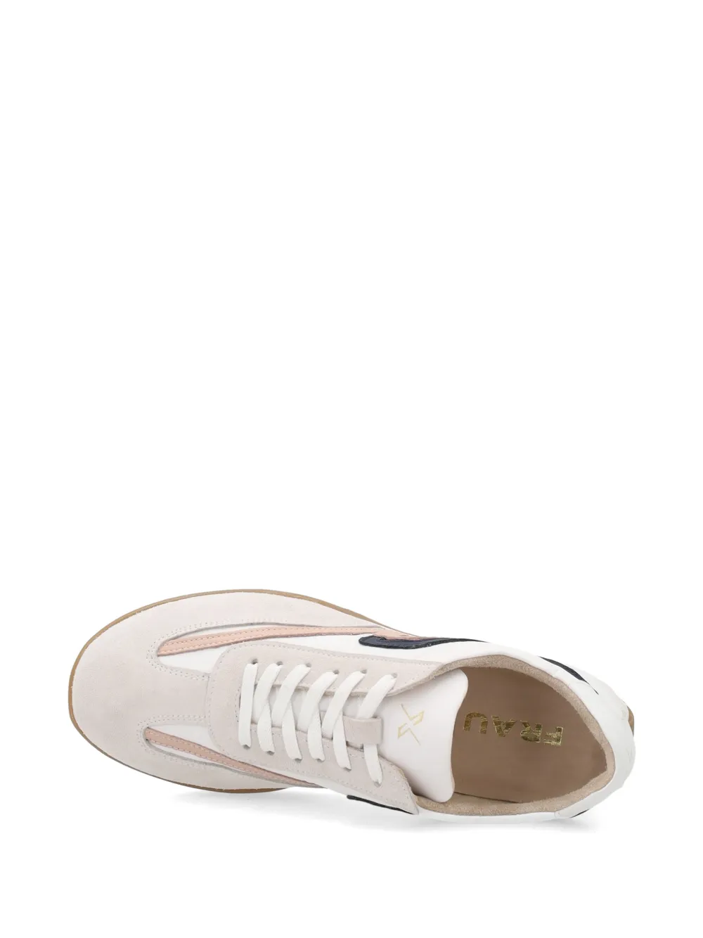 FRAU suede-panelled sneakers Wit