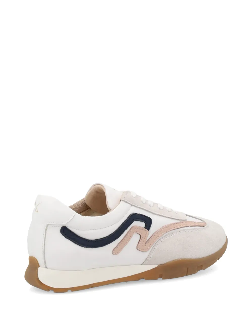 FRAU suede-panelled sneakers Wit