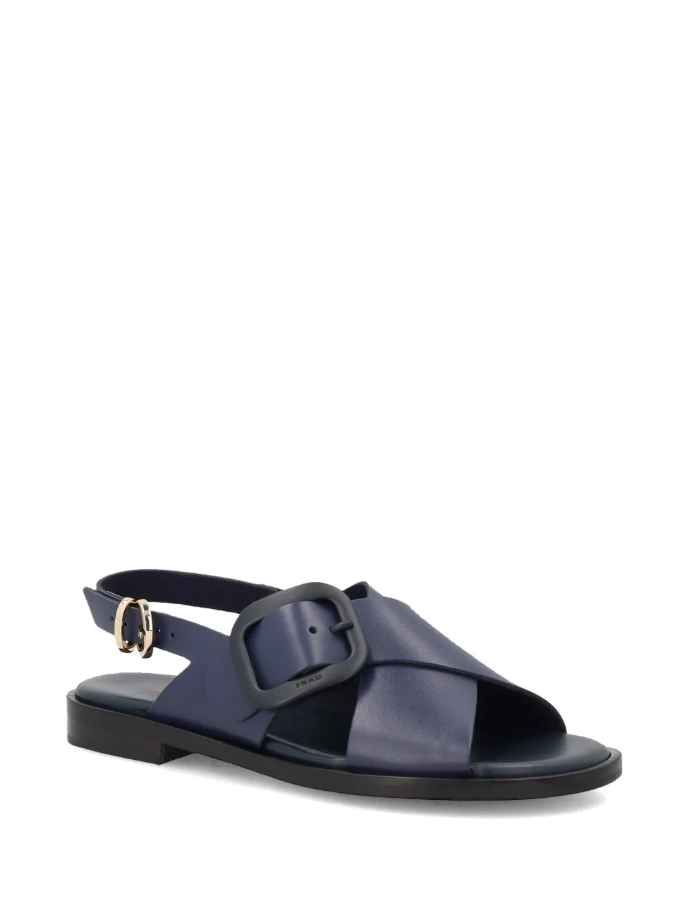 FRAU crossover-strap buckled sandals Blauw