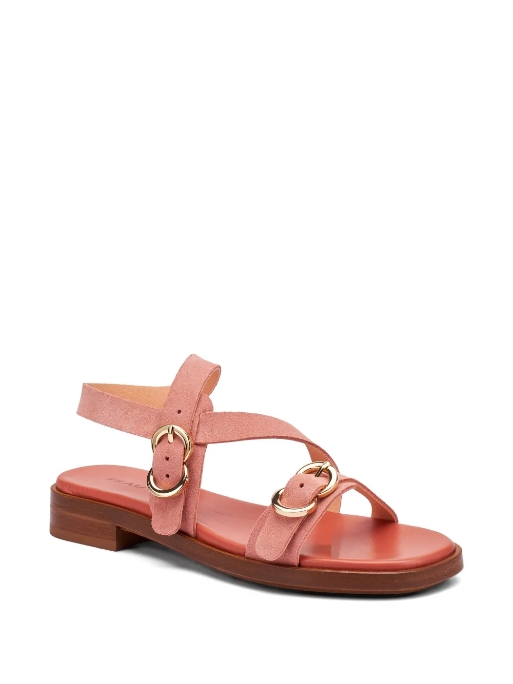 FRAU suede multi-strap sandals Roze