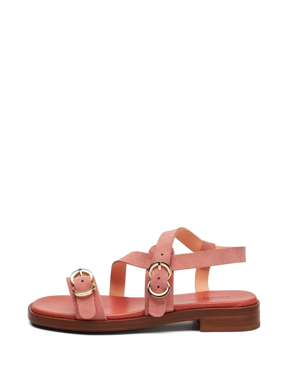 FRAU suede multi-strap sandals Roze