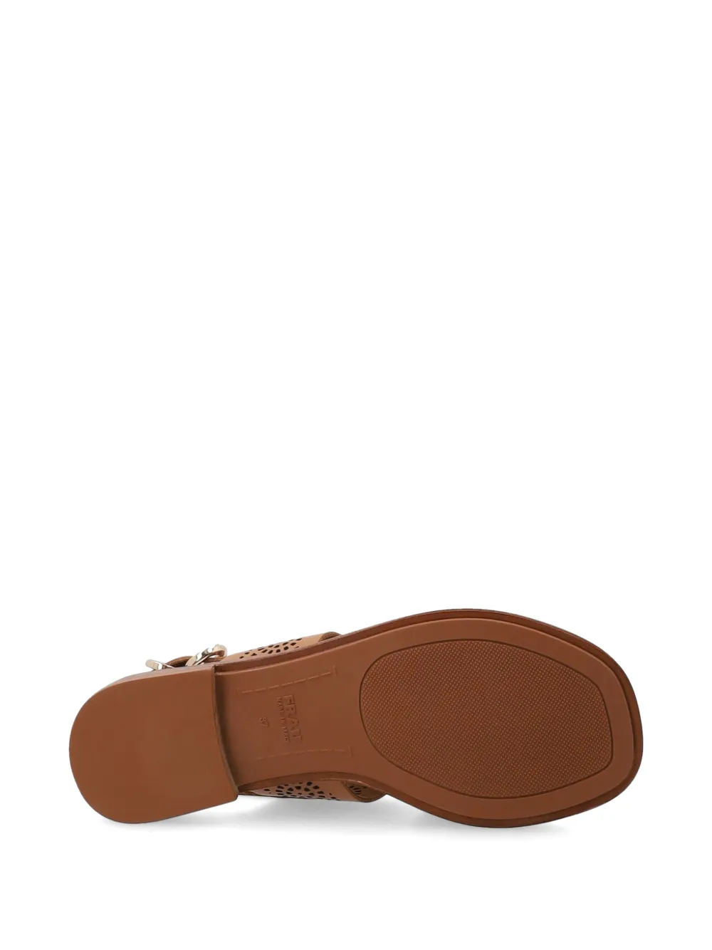 FRAU tassel-detail perforated sandals Bruin