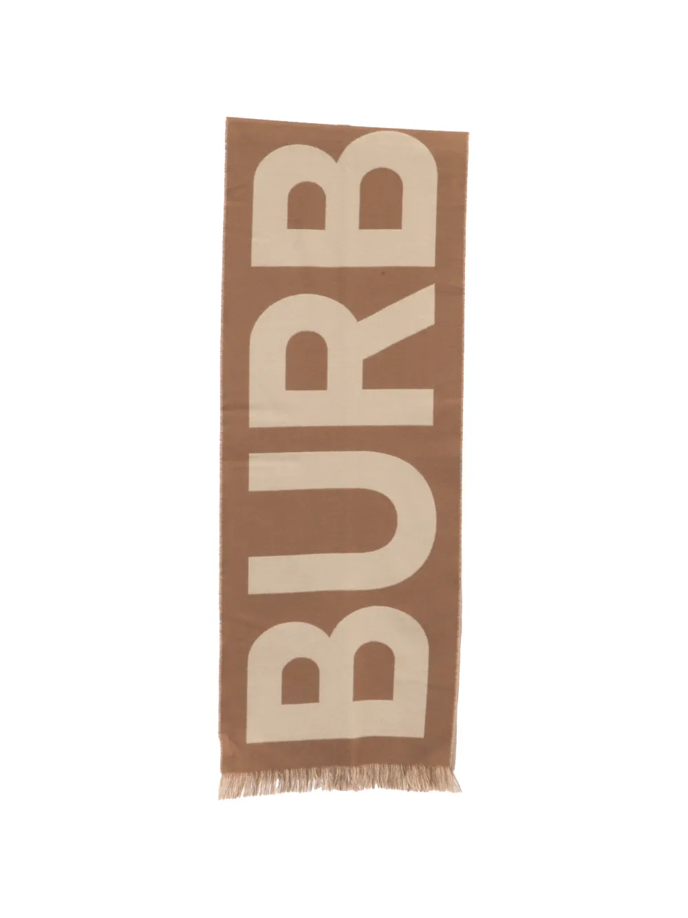 Burberry Pre-Owned Birch jacquard logo scarf - Braun