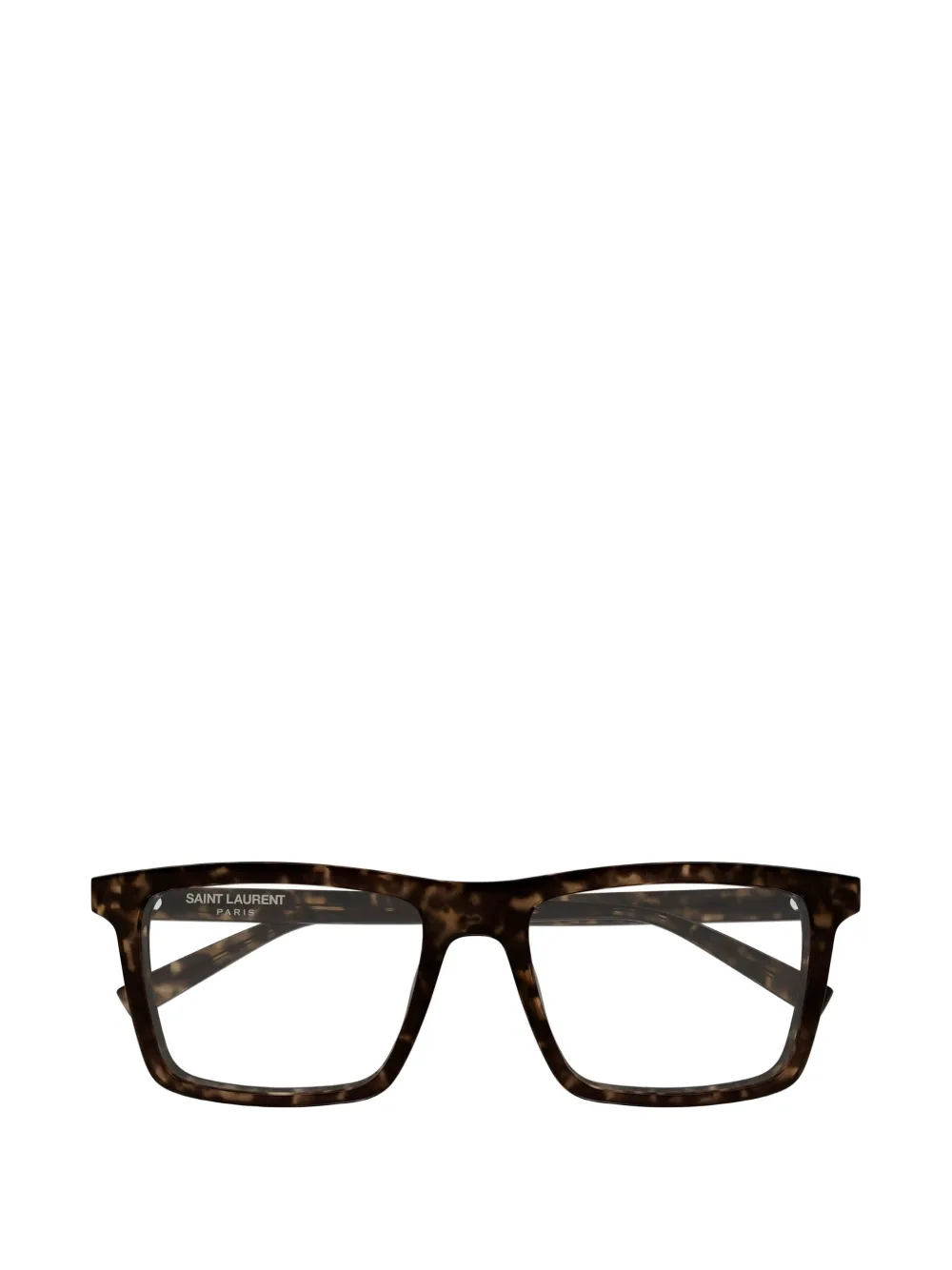 Saint Laurent Eyewear SL 906 tortoiseshell-effect rectangle-frame glasses - Braun