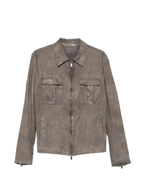 Salvatore Santoro zip-up leather jacket