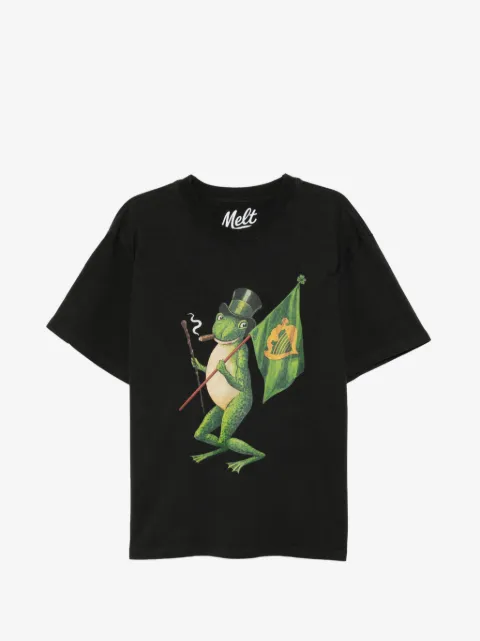 Melt frog-print T-shirt