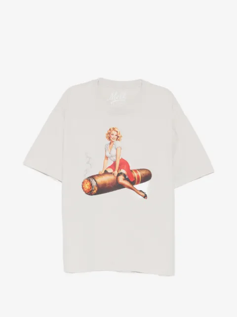 Melt graphic-print T-shirt