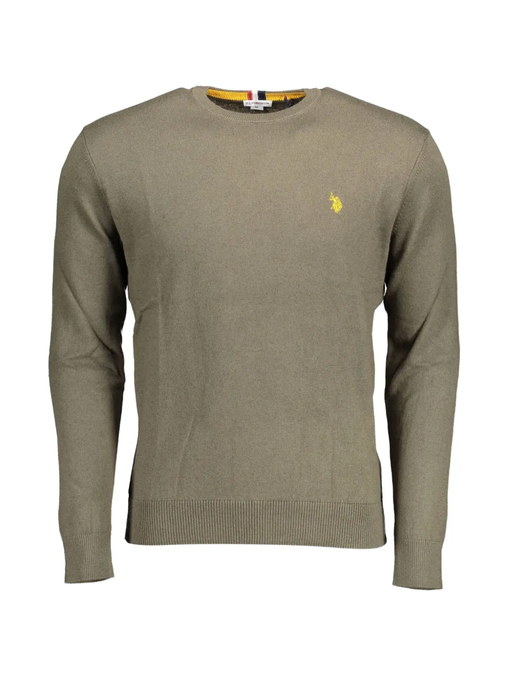 U.S. POLO ASSN. embroidered-logo crew-neck jumper - Grün