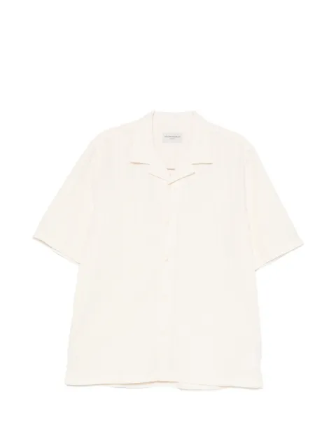 Officine Generale seersucker short-sleeve shirt