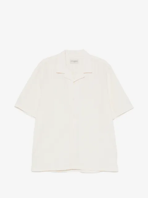 Officine Generale seersucker short-sleeve shirt