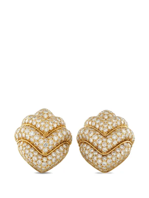 Bvlgari Pre-Owned diamond clip-on earrings