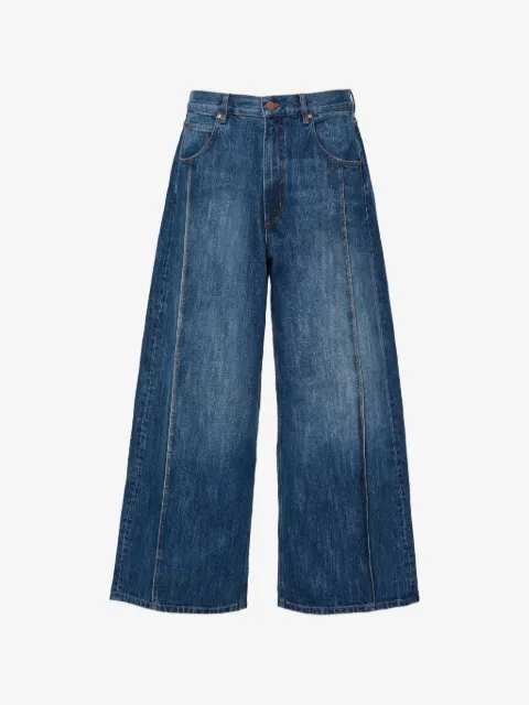 No44 Nari seam-detail jeans