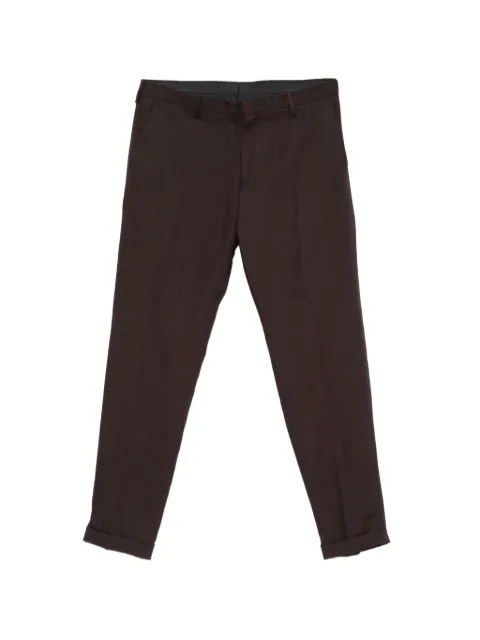 Paul Smith pressed-crease turned-up trousers