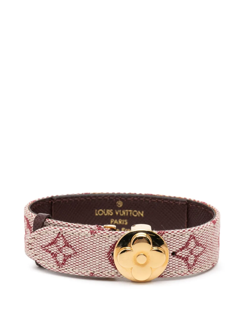Louis Vuitton Pre-Owned 2002 Monogram Mini Lin Wish Bracelet costume bracelet - Rosso