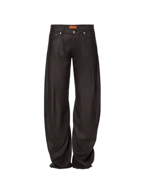 No44 Reyna pocket wide-leg jeans