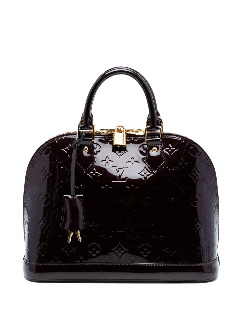 Louis Vuitton Pre-Owned 2018 Monogram Vernis Alma PM handbag - Viola