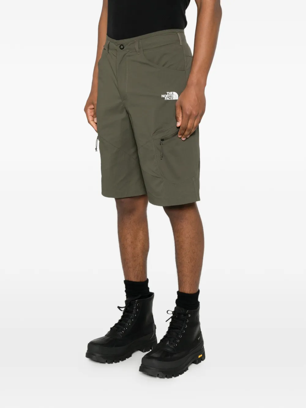 The North Face Shorts met ritszak en logoprint Groen