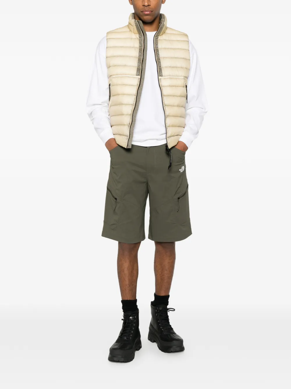 The North Face Shorts met ritszak en logoprint Groen