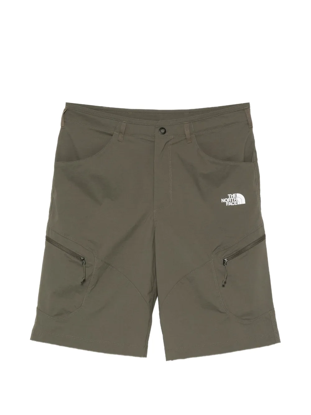 The North Face logo-print zip-pocket shorts - Grün