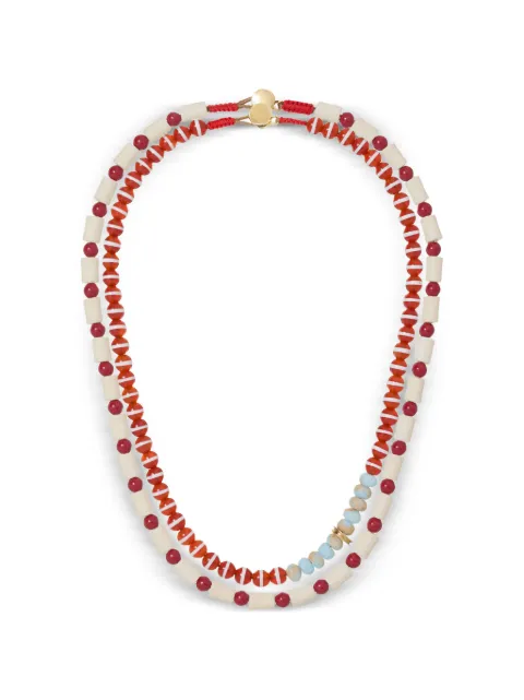 Roxanne Assoulin beaded layered necklace(set of 2)
