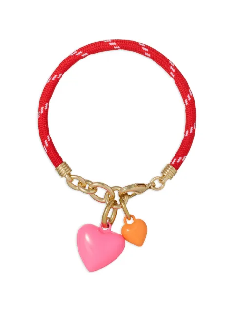 Roxanne Assoulin Happy Cord double-heart pendant bracelet